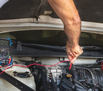 تست دینام ماشین با ملتی متر