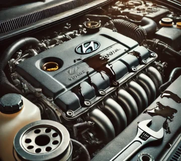 نشتی روغن در هیوندای